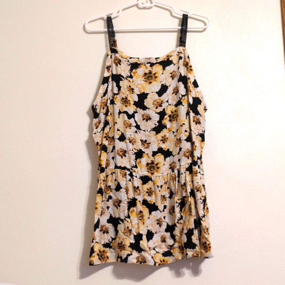 Maurices Floral Tank 2X